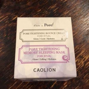 CAOLION PORE TIGHTENING CREAM & SLEEPING MASK